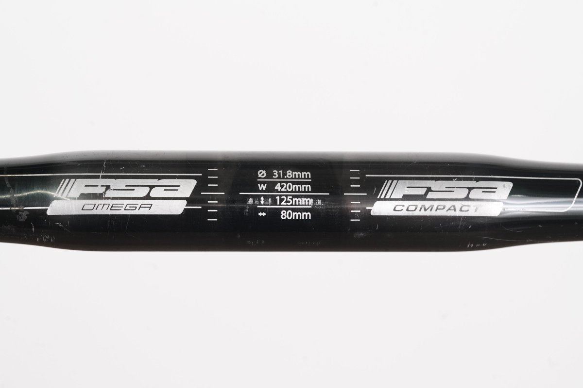 42cm FSA Omega Alloy Compact Road Handlebar 31.8mm
