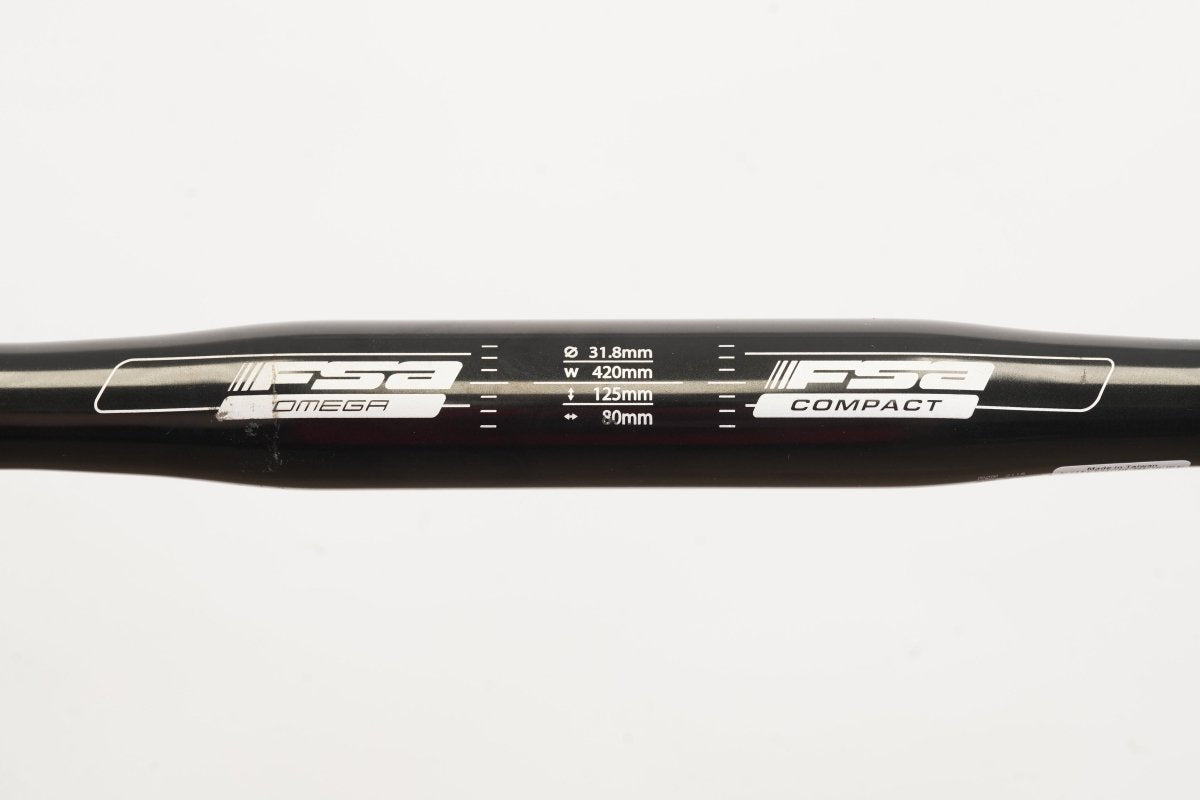 42cm FSA Omega Alloy Compact Road Handlebar 31.8mm