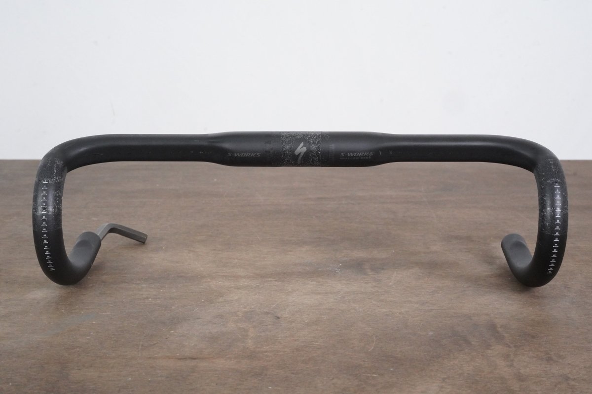 42cm Specialized S-WORKS Shallow Bend Carbon Compact Road Handlebar 31.8mm