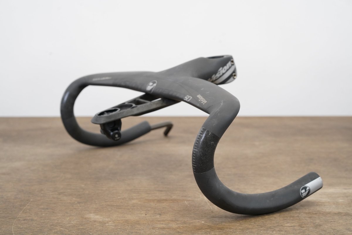 42cm Vision Metron 5D 100mm -6 Degree Integrated Carbon Barstem Handlebar + Mount