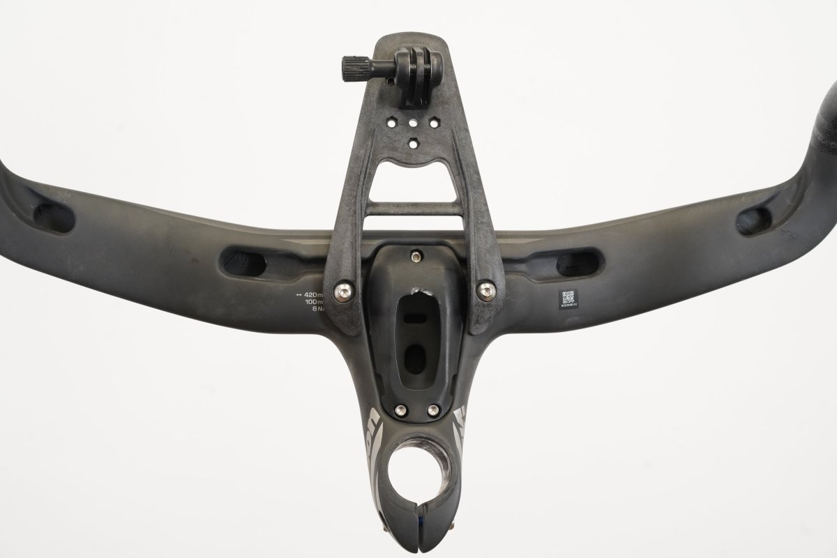 42cm Vision Metron 5D 100mm -6 Degree Integrated Carbon Barstem Handlebar + Mount