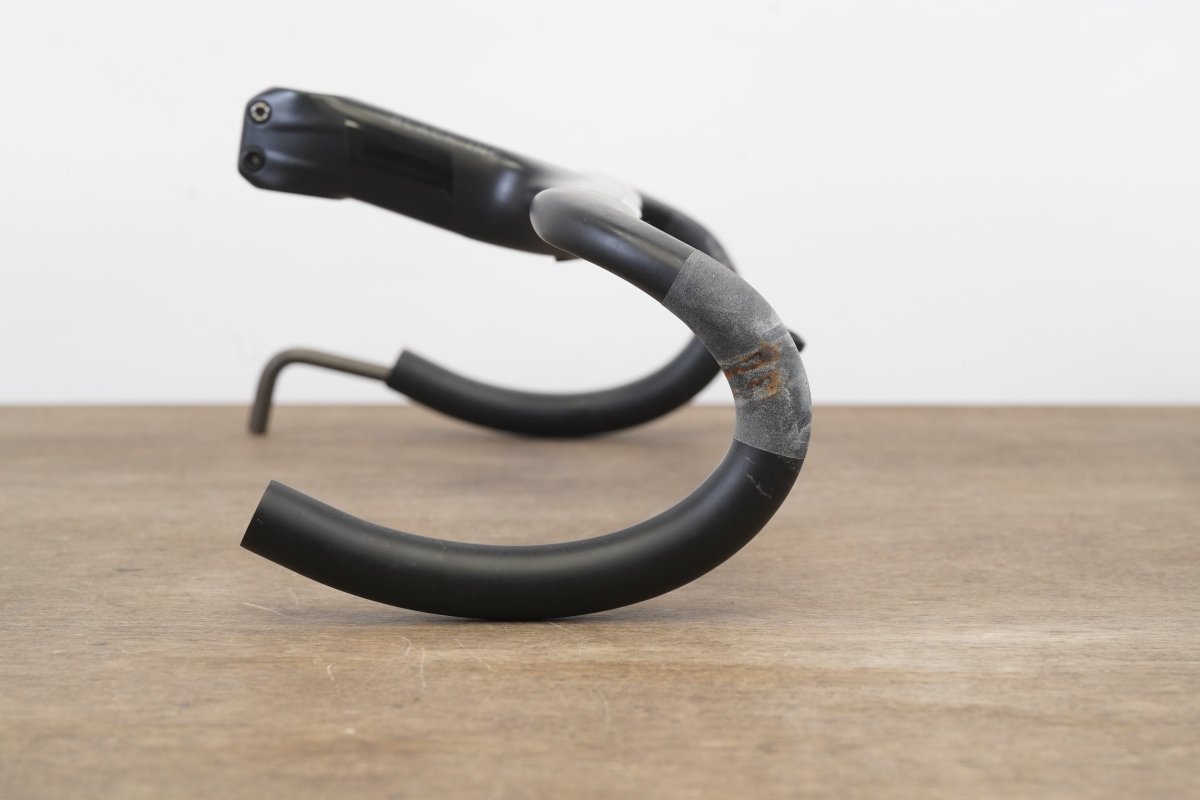 44cm 120mm -6 Degree Black Inc. Carbon Barstem Handlebar + Mount 1 1/8"