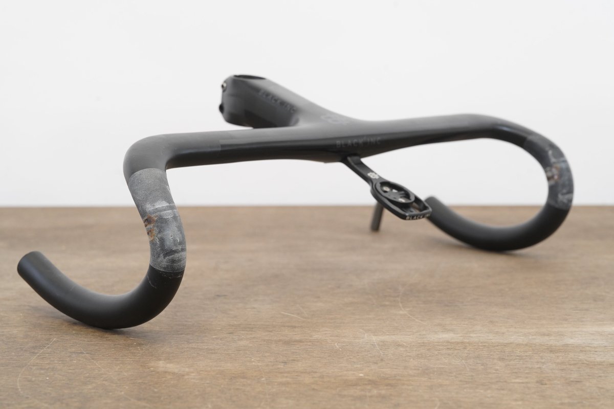 44cm 120mm -6 Degree Black Inc. Carbon Barstem Handlebar + Mount 1 1/8"