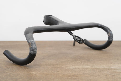 44cm 120mm -6 Degree Black Inc. Carbon Barstem Handlebar + Mount 1 1/8"