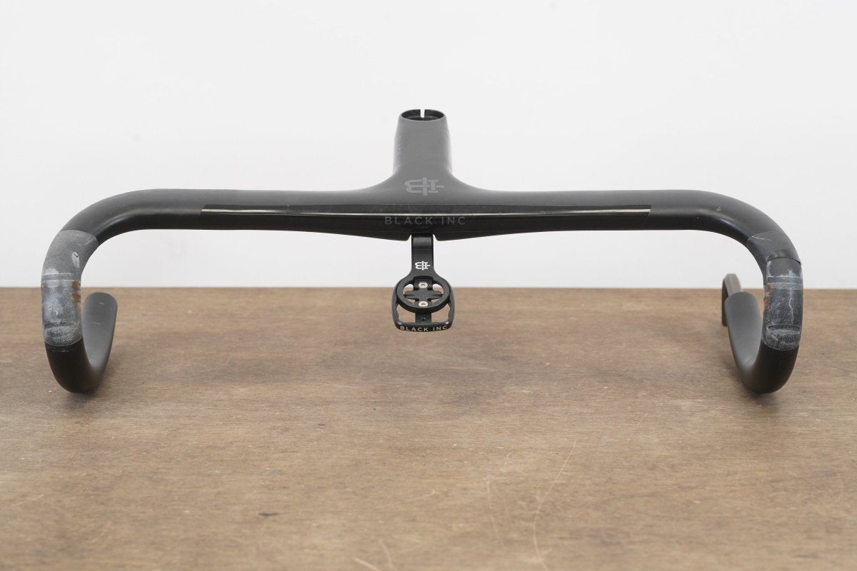 44cm 120mm -6 Degree Black Inc. Carbon Barstem Handlebar + Mount 1 1/8"