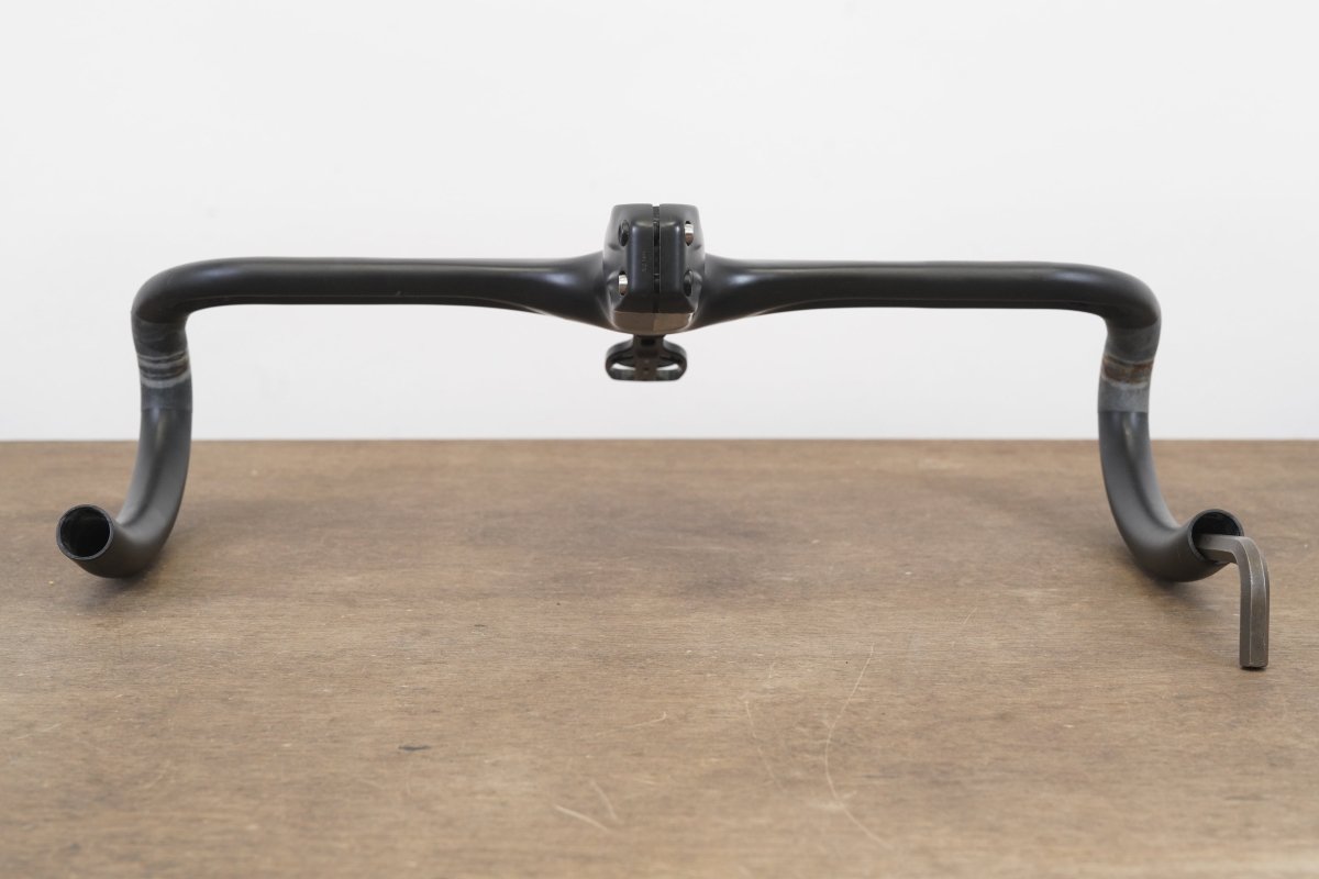 44cm 120mm -6 Degree Black Inc. Carbon Barstem Handlebar + Mount 1 1/8"