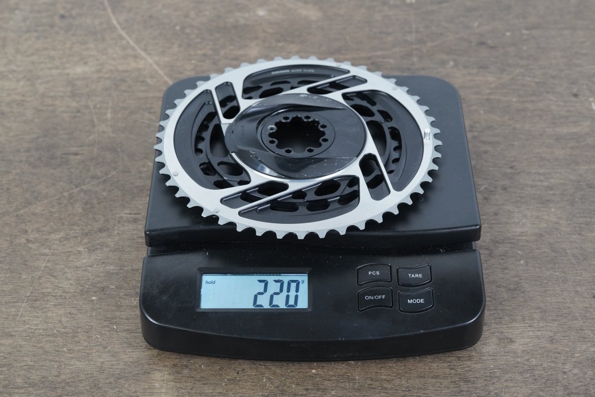 46/33T SRAM Red AXS D1 12 Speed Quarq Power Meter Chainrings + Spider 220g