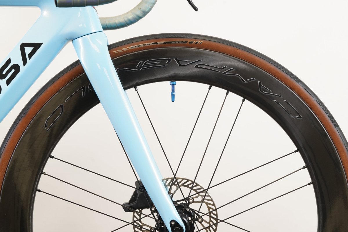 48cm De Rosa SK Pininfarina Campagnolo Ekar Bora WTO Carbon Disc Brake Road Bike