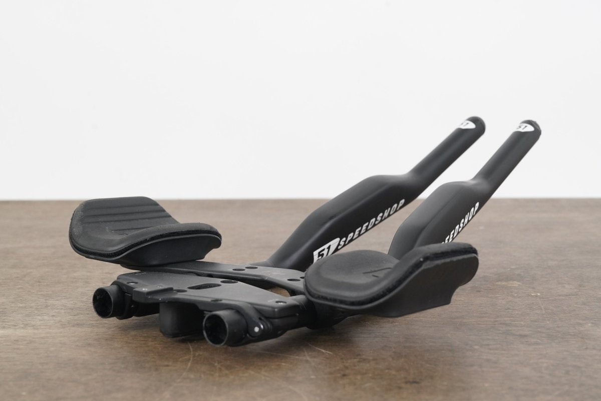 51 Speedshop Rev Aero Carbon Extensions TT Triathlon Handlebar + Shiv Mount