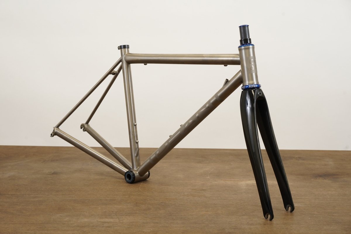 52cm Dean El Diente Di2 Titanium Carbon Rim Brake Frameset