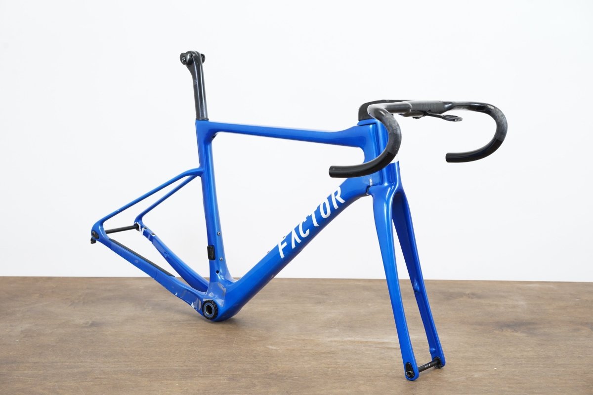 52cm Factor Vista Carbon Disc Brake Road Frameset + Cockpit