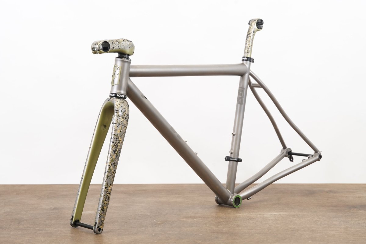 52cm Mosaic GT-1 AR ENVE Di2 Titanium Disc Brake Road Frameset + Stem