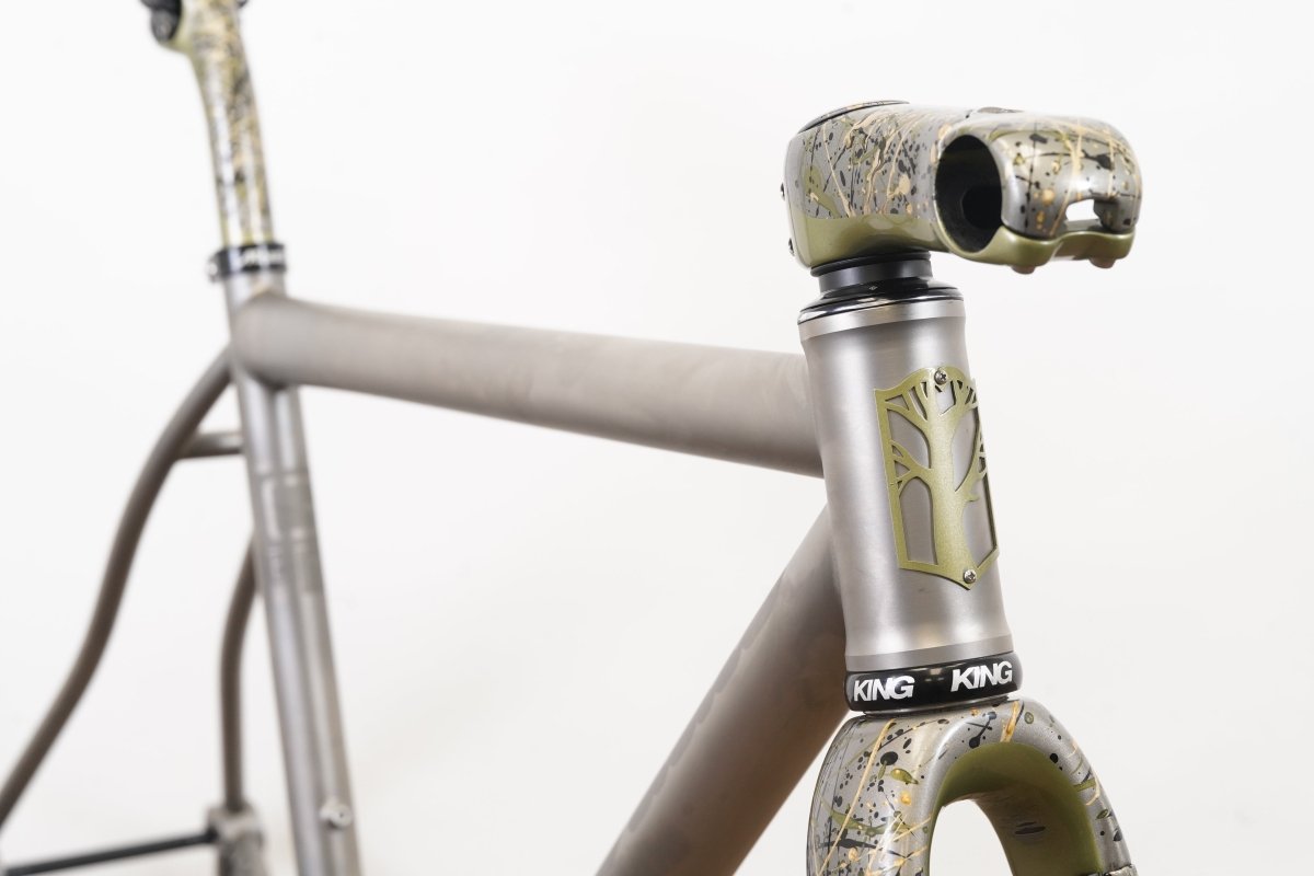 52cm Mosaic GT-1 AR ENVE Di2 Titanium Disc Brake Road Frameset + Stem
