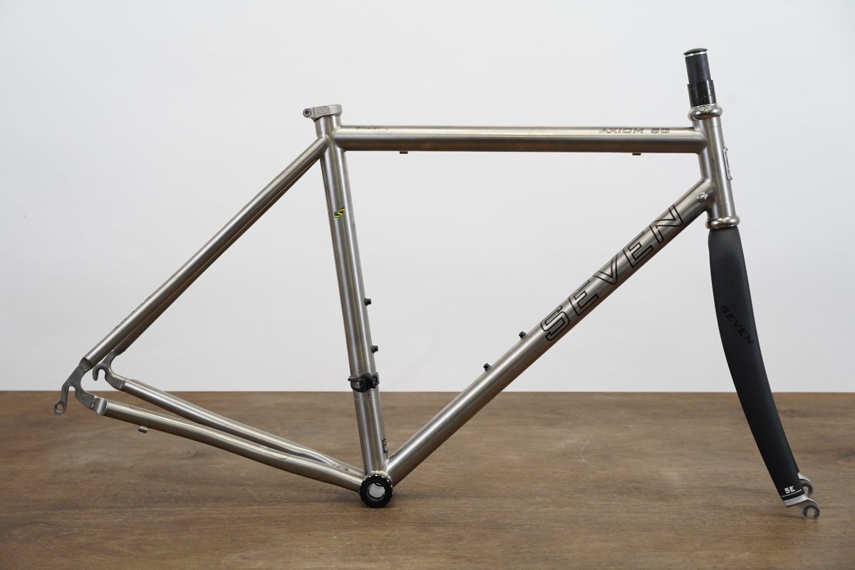 52cm Seven Axiom SG Titanium Rim Brake Road Frameset
