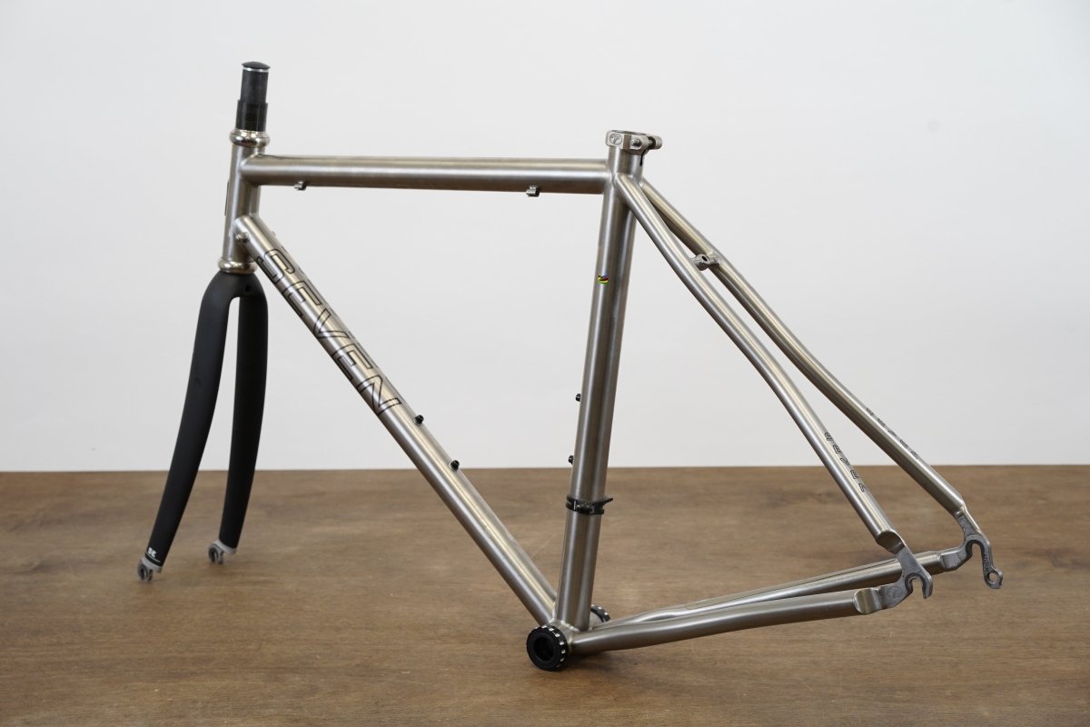 52cm Seven Axiom SG Titanium Rim Brake Road Frameset