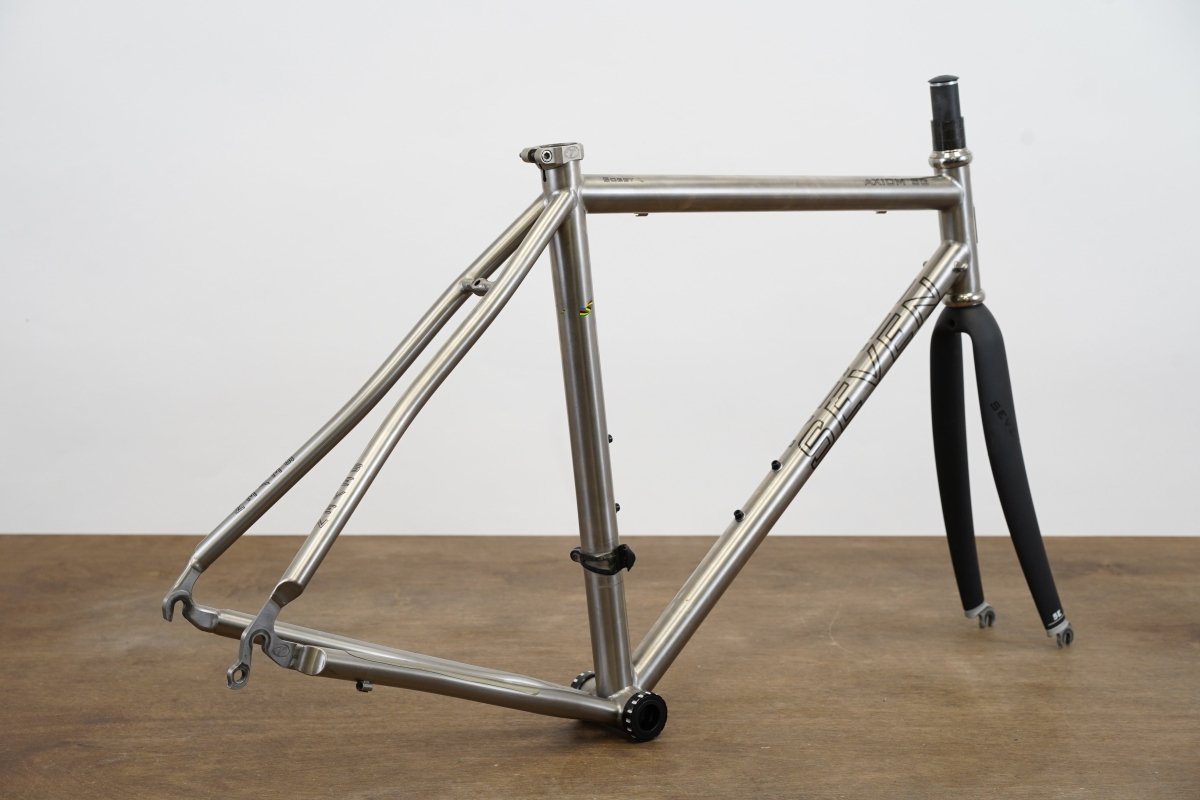 52cm Seven Axiom SG Titanium Rim Brake Road Frameset