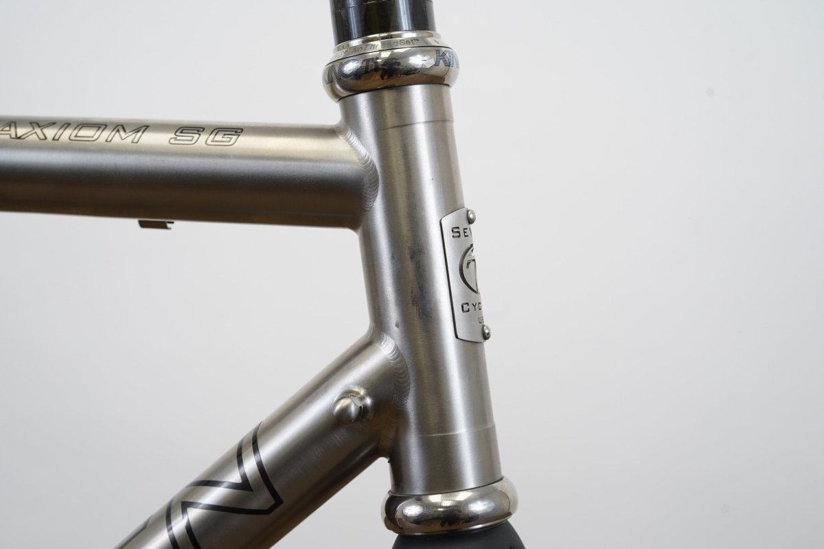 52cm Seven Axiom SG Titanium Rim Brake Road Frameset