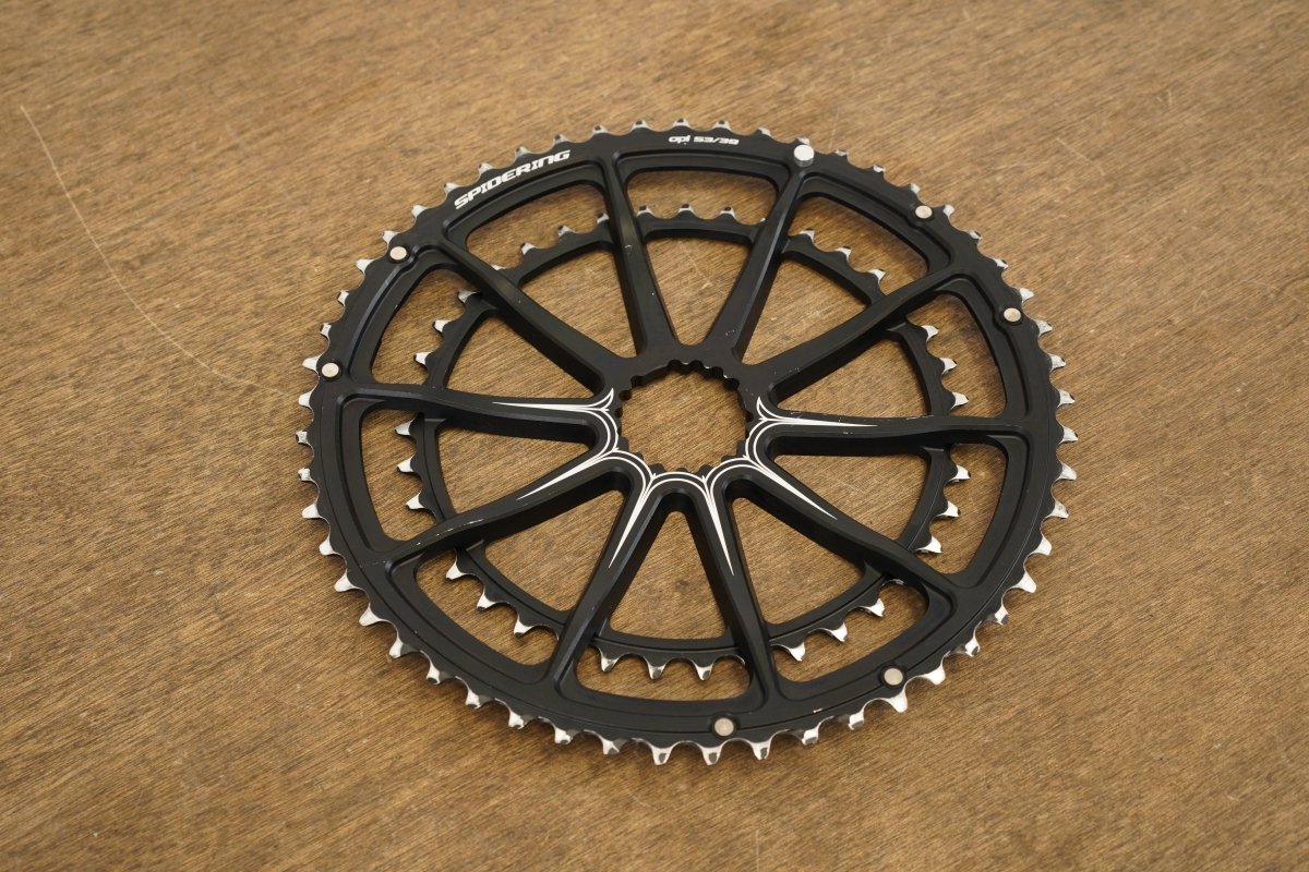 53/39T Cannondale Spidering OPI 10-Arm Chainrings For Cannondale Si Hollowgram
