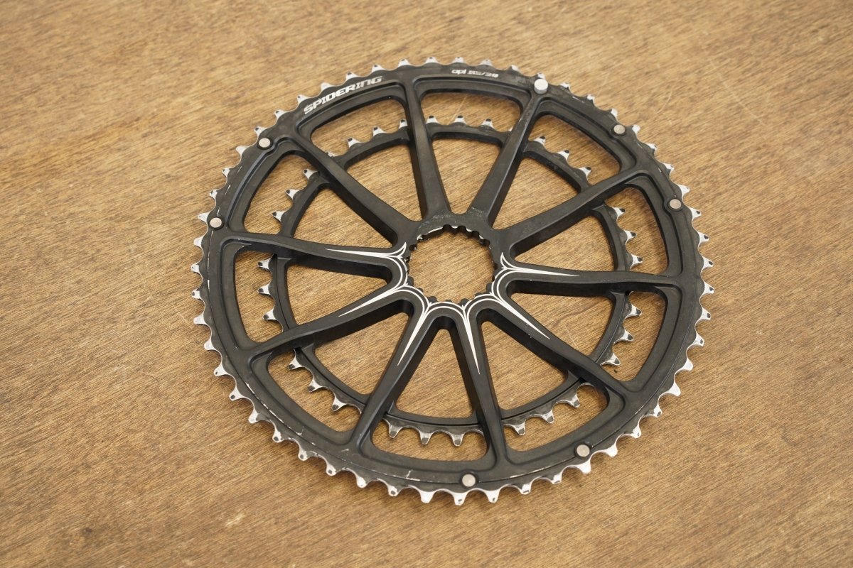 53/39T Cannondale Spidering OPI 10-Arm Chainrings For Cannondale Si Hollowgram