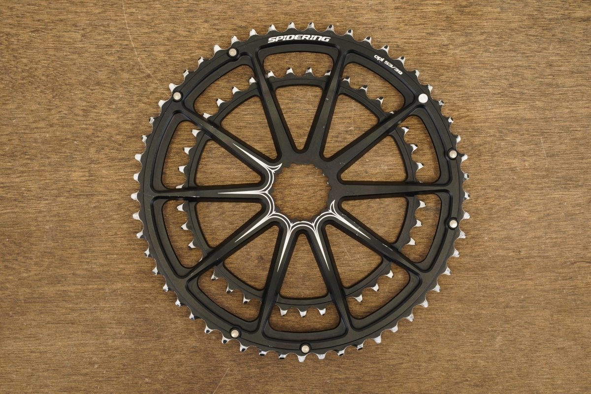 53/39T Cannondale Spidering OPI 10-Arm Chainrings For Cannondale Si Hollowgram