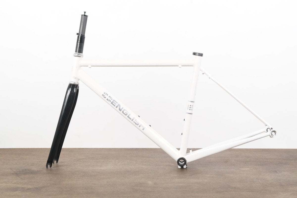 53cm English Cycles Travel Steel Rim Brake Road Frameset + Case *Custom Geometry*