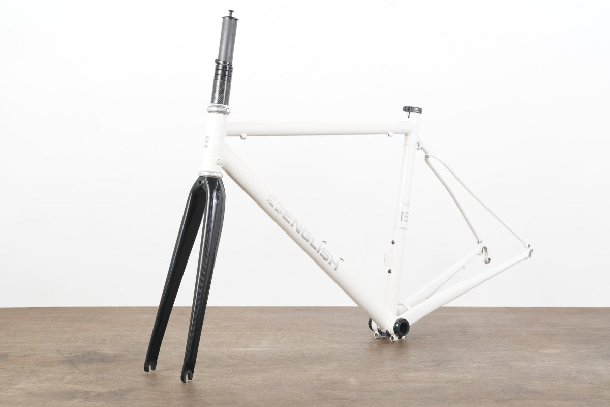 53cm English Cycles Travel Steel Rim Brake Road Frameset + Case *Custom Geometry*