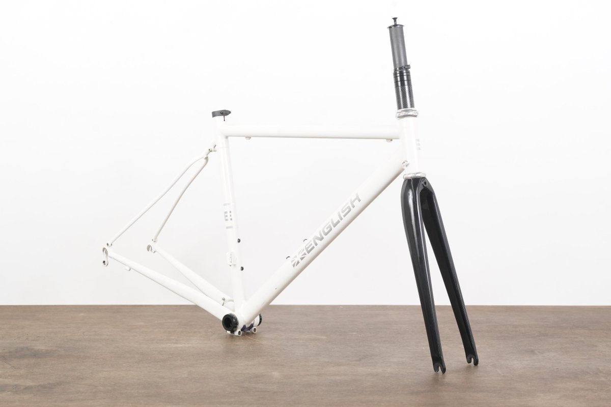 53cm English Cycles Travel Steel Rim Brake Road Frameset + Case *Custom Geometry*