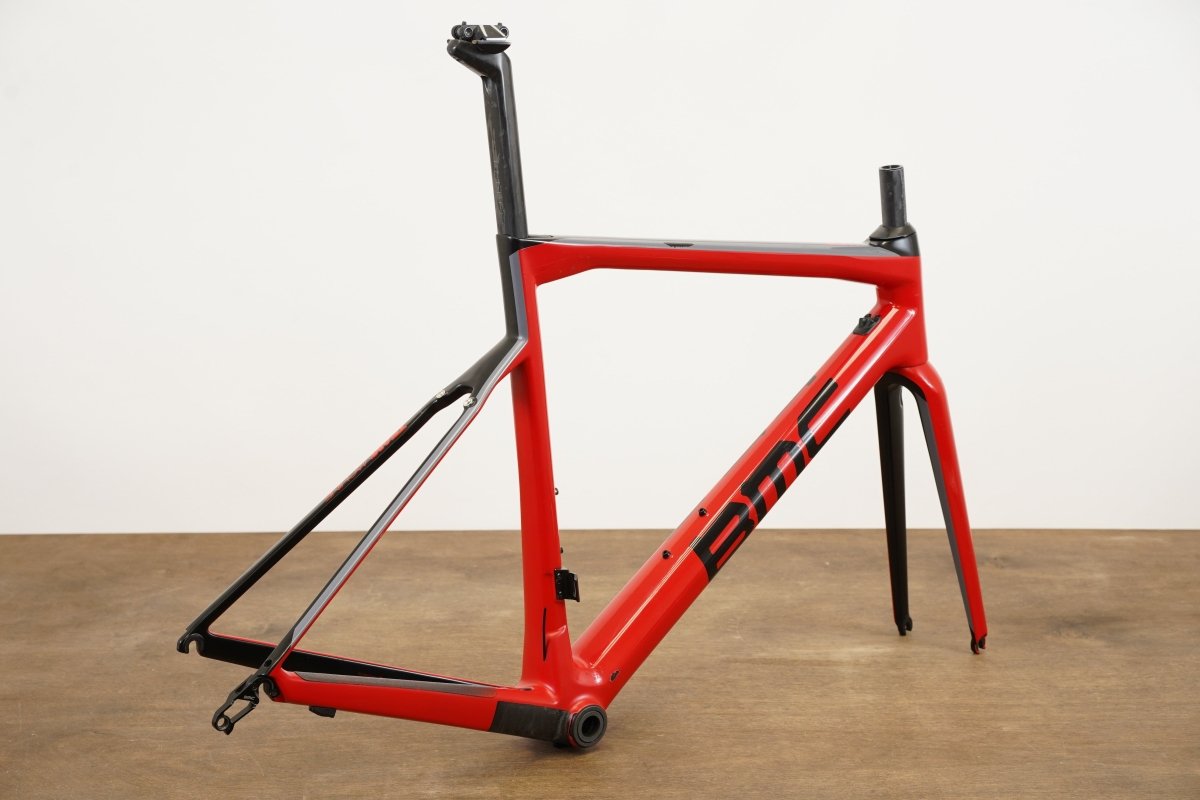 54cm BMC TeamMachine SLR01 Carbon Rim Brake Frameset SLR 01 *Repaired*