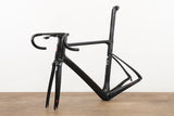 54cm Factor One V1 Carbon Rim Brake Road Frameset + Cockpit
