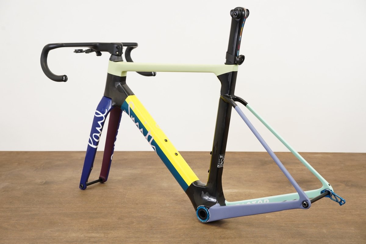 54cm Factor Ostro VAM V1 Paul Smith Edition Carbon Disc Road Frameset + Cockpit