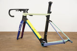 54cm Factor Ostro VAM V1 Paul Smith Edition Carbon Disc Road Frameset + Cockpit