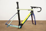 54cm Factor Ostro VAM V1 Paul Smith Edition Carbon Disc Road Frameset + Cockpit