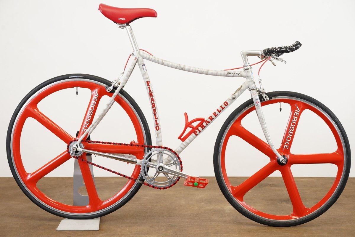 54cm Pinarello Prologo Pista Steel Single Speed Vintage TT Track Bike