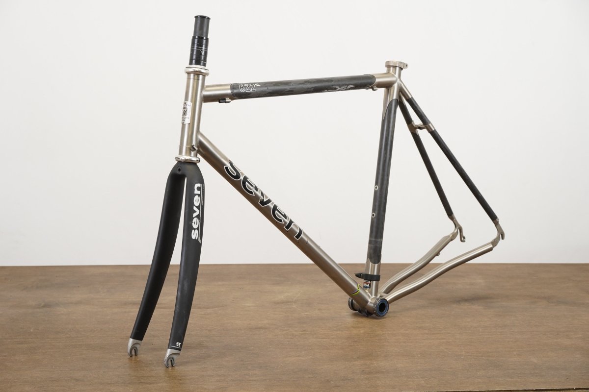 55cm Seven 622 SL Carbon Titanium Rim Brake Road Frameset (Custom Geometry)