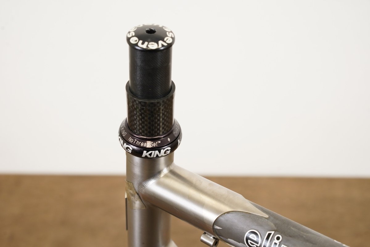 55cm Seven Elium SG Carbon Titanium Rim Brake Road Frameset