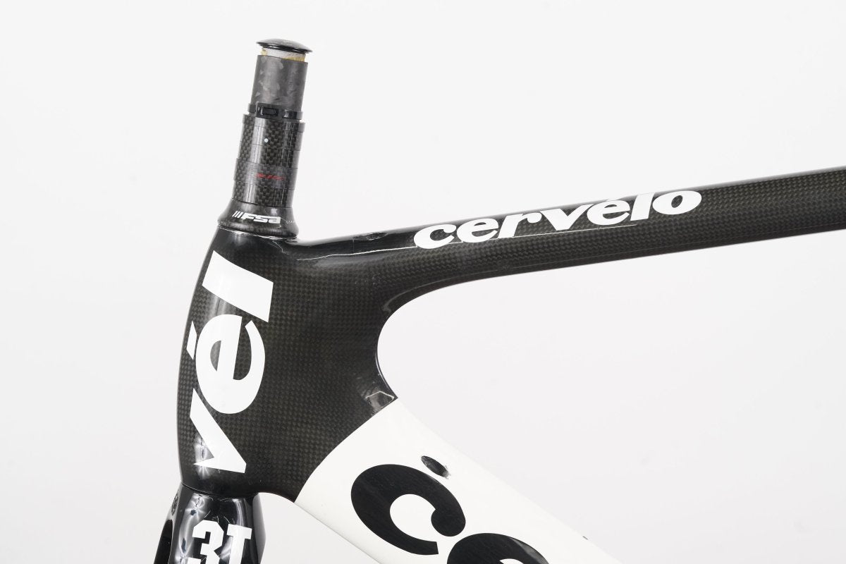 56cm Cervelo P3 Carbon Aero Rim Brake TT Triathlon Frameset