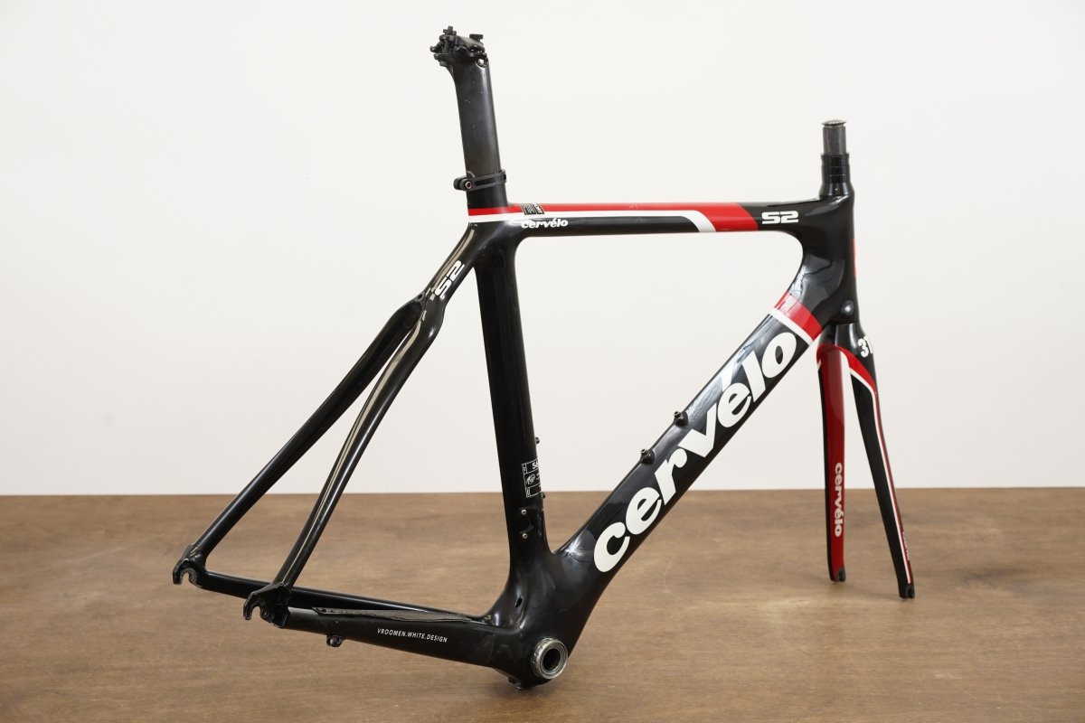 56cm Cervelo S2 Carbon Aero Rim Brake Road Frameset – Elevate Cycling