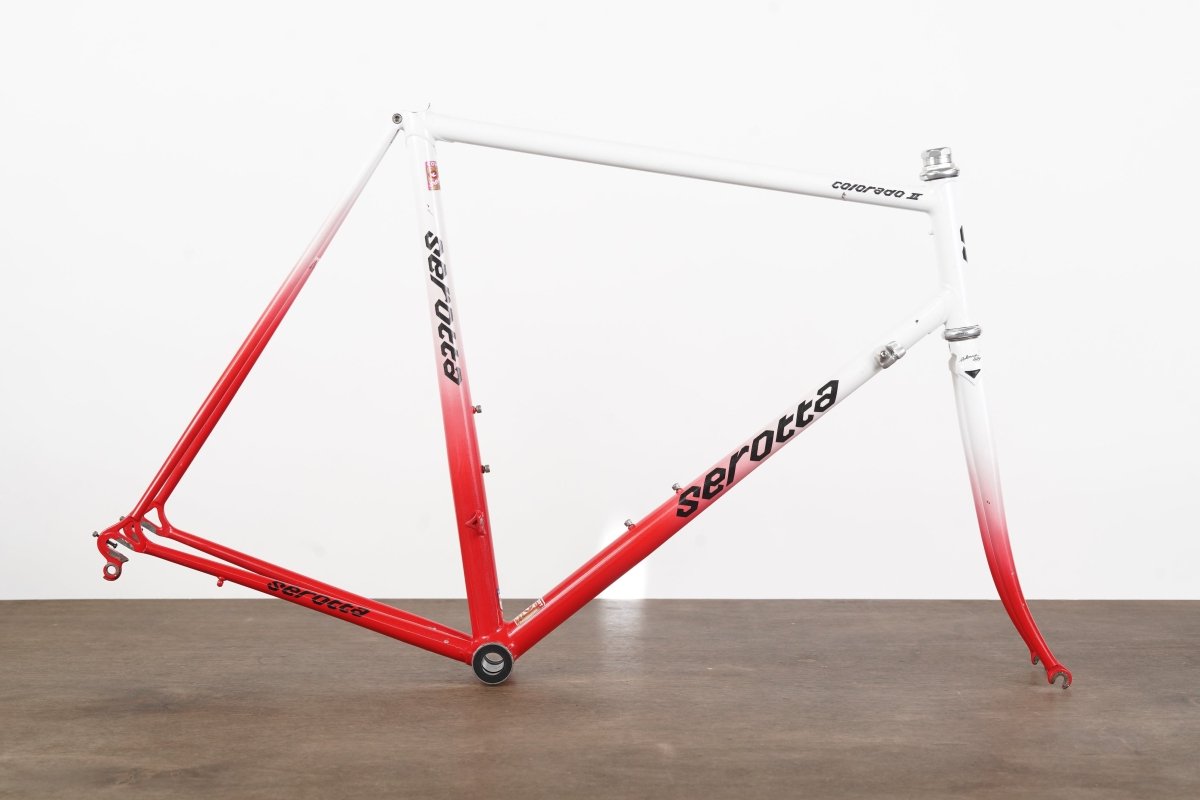 56cm Serotta Colorado II Steel Rim Brake Road Frameset