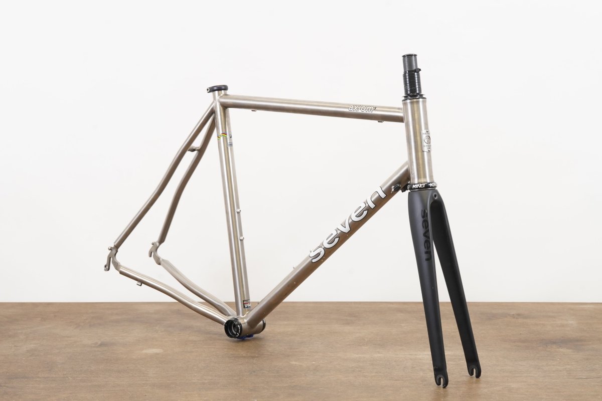 56cm Seven Axiom S Titanium Rim Brake Road Frameset