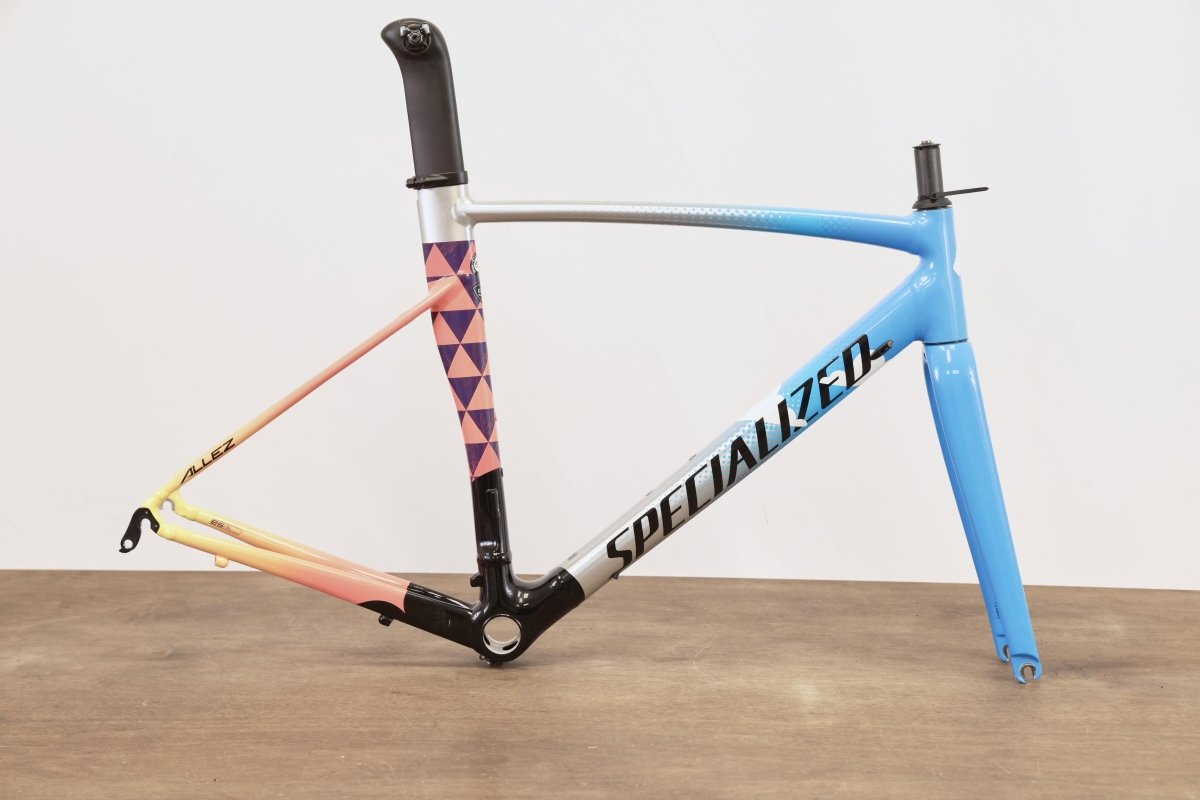 56cm Specialized Allez Sprint Red Hook Crit Alloy Rim Brake Road Frameset