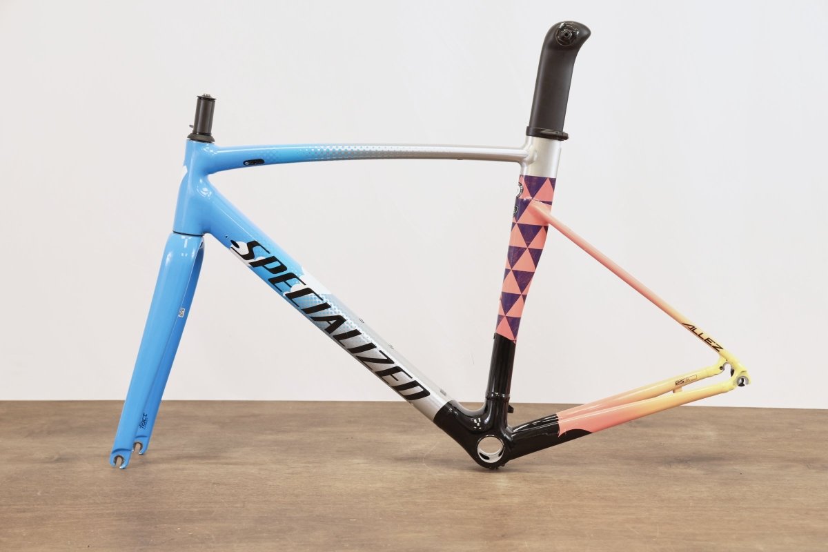 56cm Specialized Allez Sprint Red Hook Crit Alloy Rim Brake Road Frameset