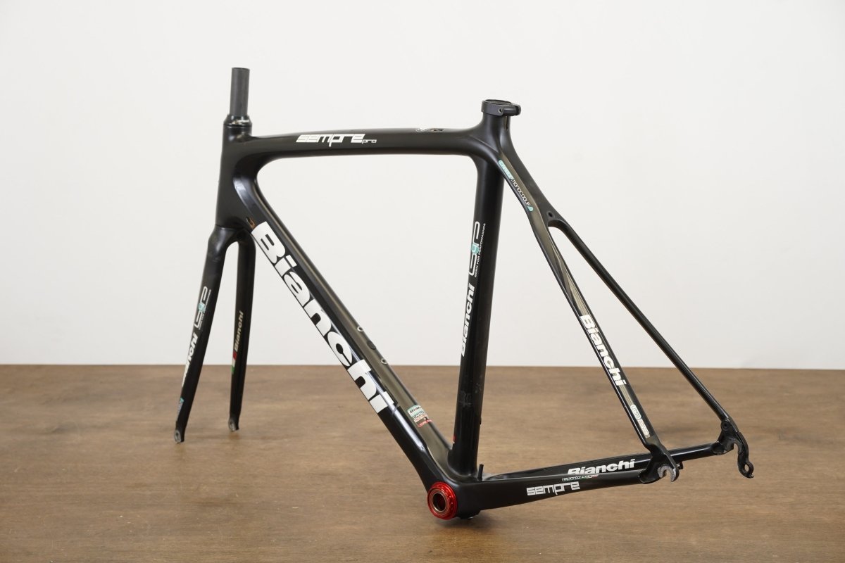 57cm Bianchi Sempre Pro Carbon Aero Rim Brake Road Frameset