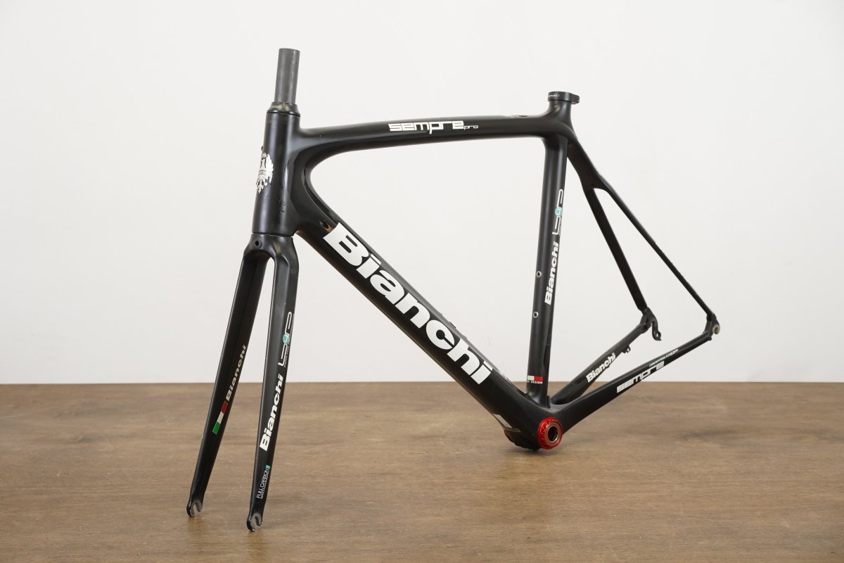 57cm Bianchi Sempre Pro Carbon Aero Rim Brake Road Frameset