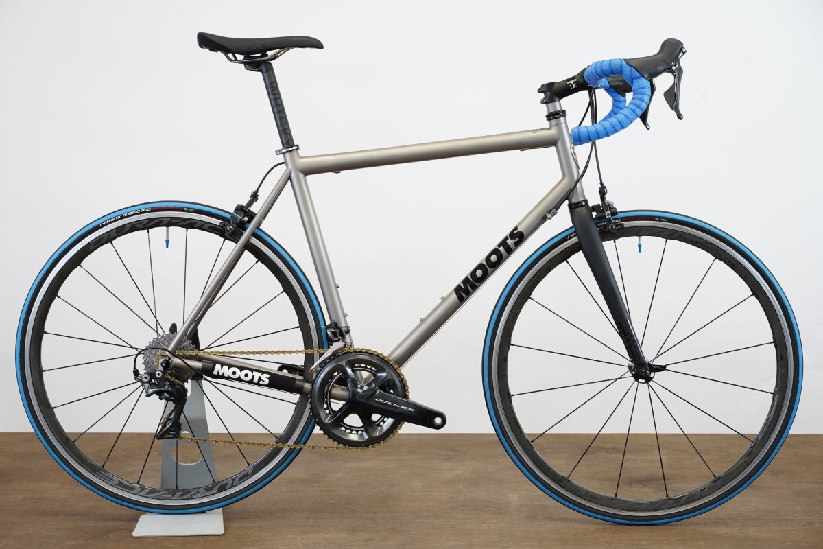 57cm Moots Vamoots CR Shimano Dura-Ace R9100 11 Speed Rim Titanium Road Bike