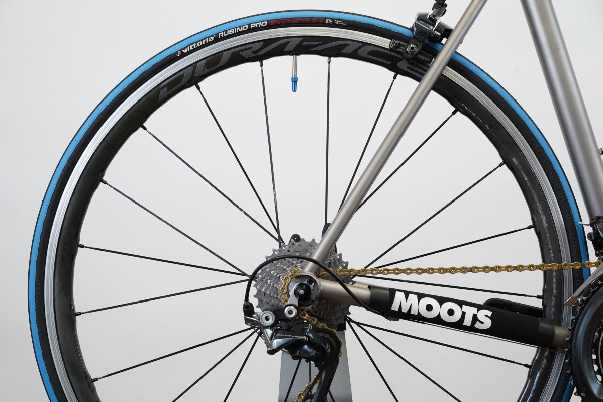 57cm Moots Vamoots CR Shimano Dura-Ace R9100 11 Speed Rim Titanium Road Bike
