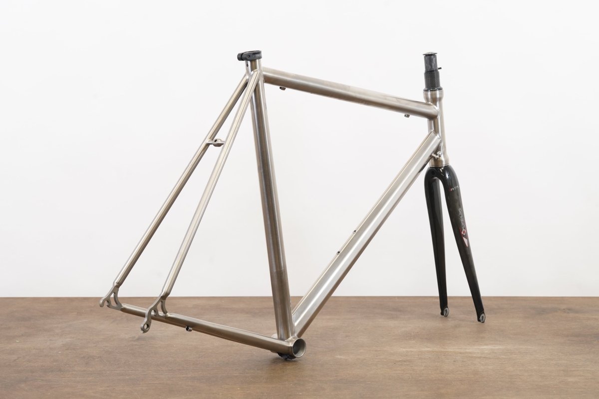 58cm Douglas Racing Titanium Rim Brake Road Frameset