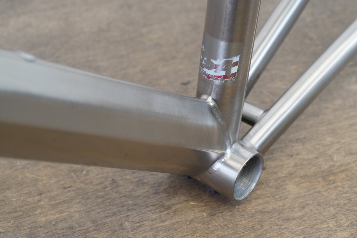 58cm Douglas Racing Titanium Rim Brake Road Frameset