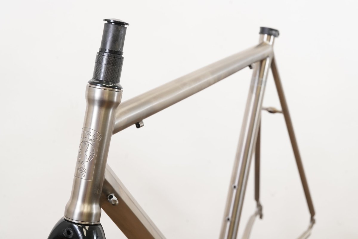 58cm Douglas Racing Titanium Rim Brake Road Frameset