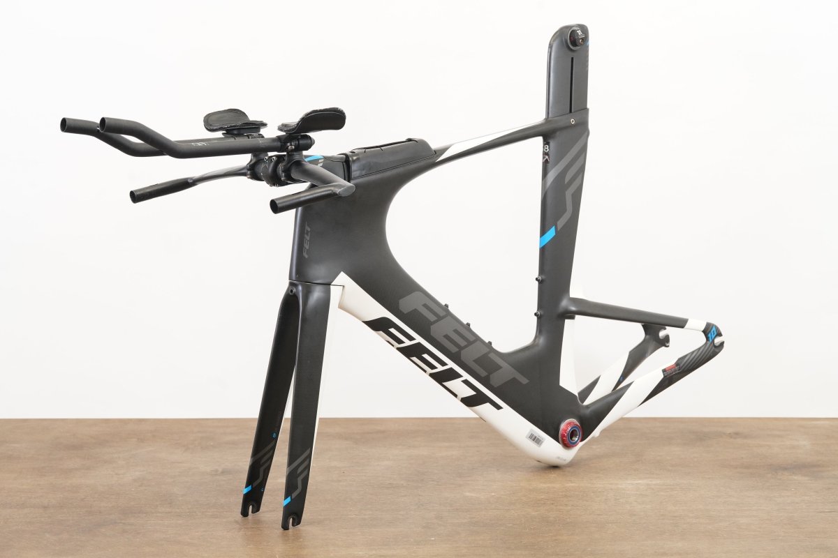 58cm Felt IA10 Carbon Aero Rim TT Triathlon Frameset IA + Cockpit