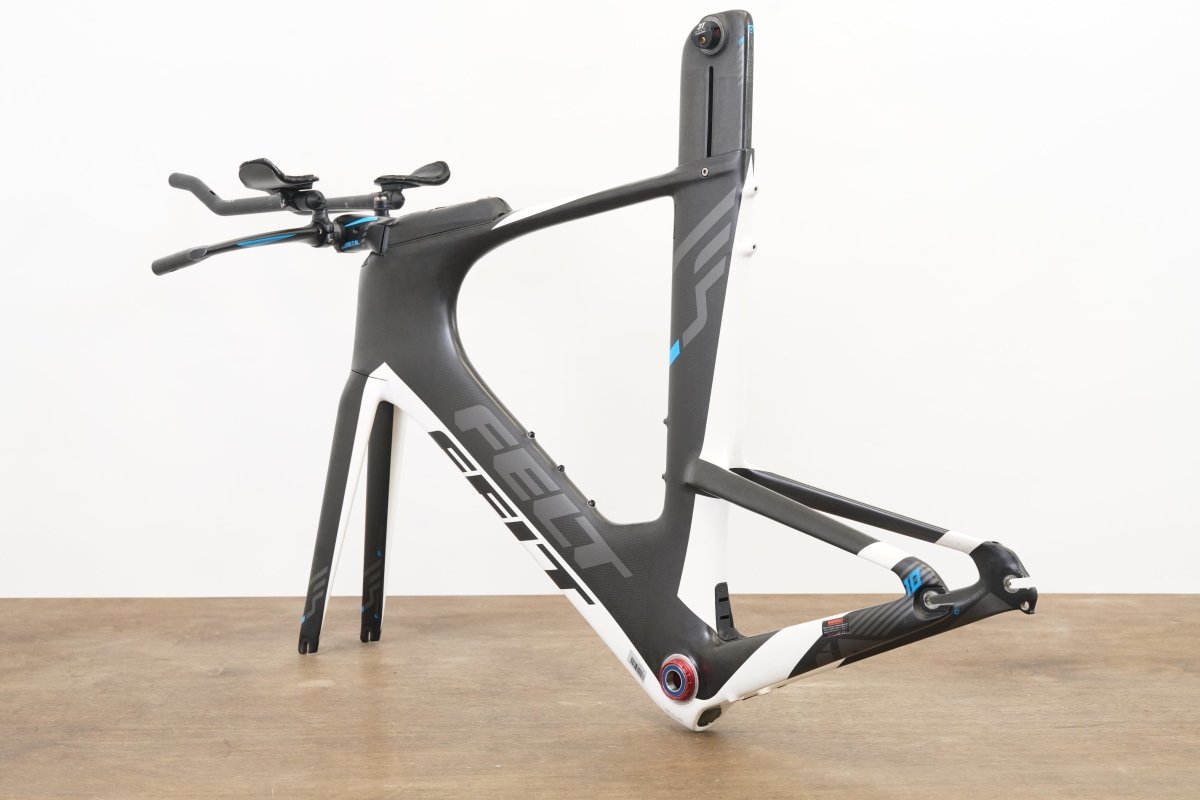58cm Felt IA10 Carbon Aero Rim TT Triathlon Frameset IA + Cockpit